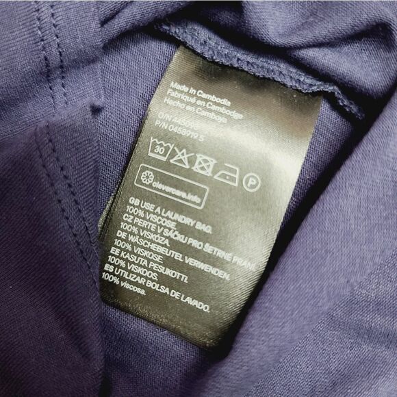 H&M Navy Blue Boho Tank Top Medium - Picture 8 of 8